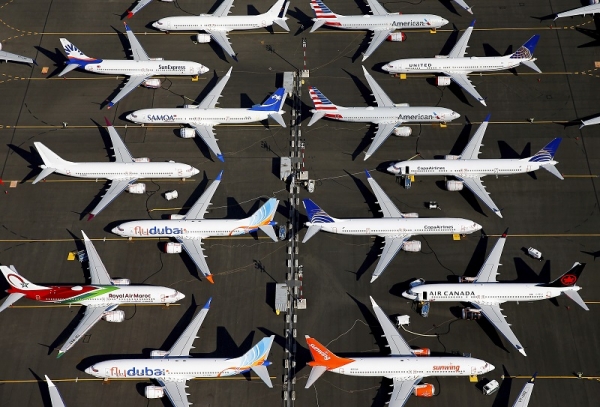 737 맥스 위기로 인해, 보잉은 수백 대의 상용기 인도를 보류하게 됐다. 새 제품을 설계하려는 노력도 발목이 잡혔다. 사진=포춘US