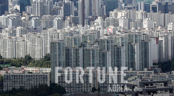 서울시 강남구 일대 아파트 단지의 모습.[사진=뉴시스]