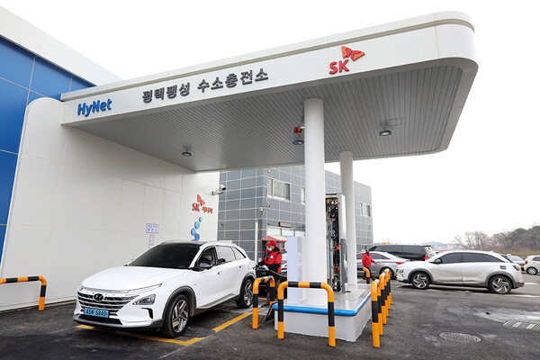 LPG충전소부지를 활용해 조성된 평택팽성무료 슬롯사이트충전소. [사진=SK에너지]