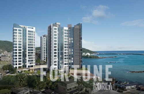 쌍용건설이 슬롯 꽁 머니시 기장군에 선보이는 ‘쌍용 더 플래티넘 오시리아’ 투시도. [출처=쌍용건설]