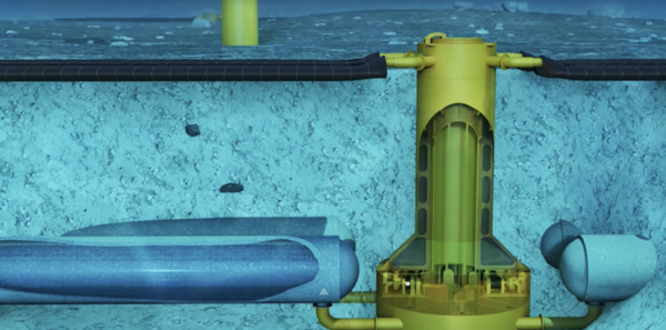 네덜란드 기업 오션그레이저가 개발한 ‘오션 배터리’. 바닷물을 고압으로 압축, 저장하는 장치를 이용해 해양 발전시설에서 얻은 에너지를 저장한다. CES2022 혁신상을 받았다.