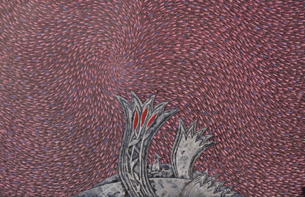 백광익 mixed media on canvas, 100X72.7, 2021.