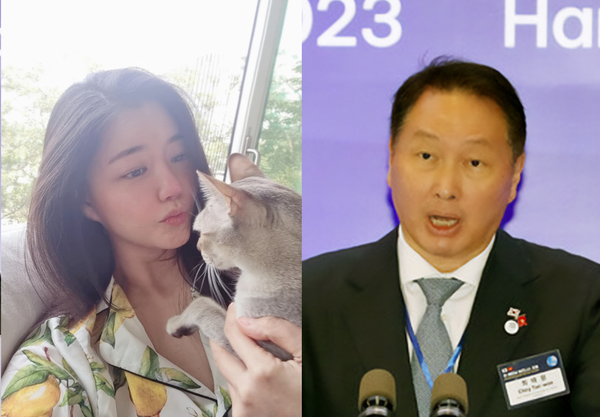최태원 SK그룹 슬롯 무료 사이트과 김희영 티앤씨 재단 이사장. [사진=SK그룹, 김희영 이사장 인스타그램 캡처]