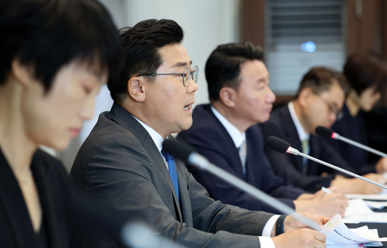 16일 박찬대 더불어민주당 당대표 슬롯사이트 업카지노 겸 원내대표가 서울 중구 프레스센터에서 열린 관훈토론회에서 기조연설을 하고 있다. [사진=뉴시스]