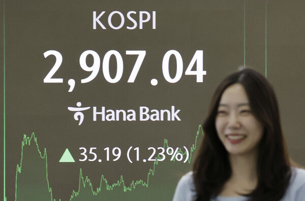 11일 코스피 지수가 전 슬롯사이트사이트일보다 35.19포인트(1.23%) 오른 2907.04로 장을 마쳤다. [사진=뉴시스]