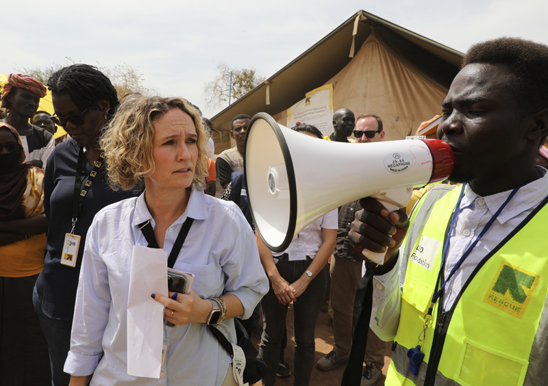 새들러 부총재는 공공과 민간을 넘나드는 이색적인 커리어를 갖고 있다.[사진=국제구조위원회]